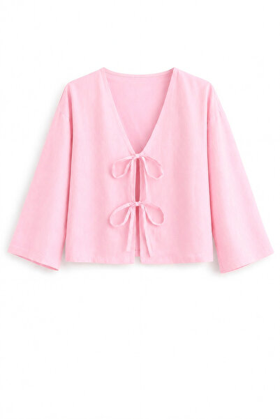 SevdeUgur Κοντό κιμονό με δέσιμο μπροστά – Oversize, Νέα Συλλογή, Άνετη Εφαρμ...