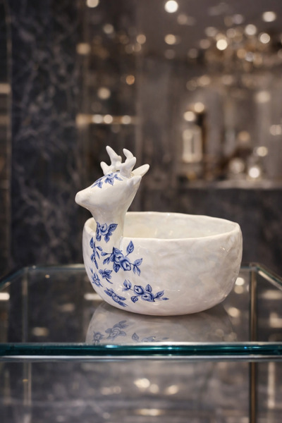 Gesto seramik Elegance Geyik Ceramic Bowl