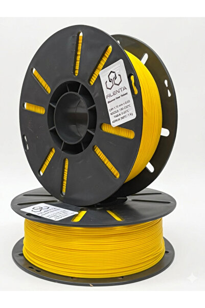 Filenta Kükürt Sarı Pla Premium Filament 1.75mm 1Kg RAL 1016