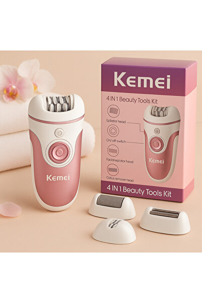 Kemei مجموعة أدوات تجميل 4 في 1 للنساء - أجهزة إزالة شعر الجسم والوجه، ماكينة...