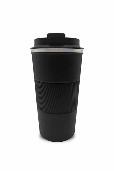 FLYONLOOK كوب ترمس من الفولاذ المقاوم للصدأ 304 - كوب 500 مل، طبقة مزدوجة، مانع للتسرب، ترمس شاي وقهوة للسيارة