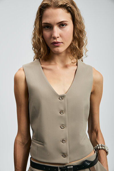 Lufian Camilla Women's Vest Mink