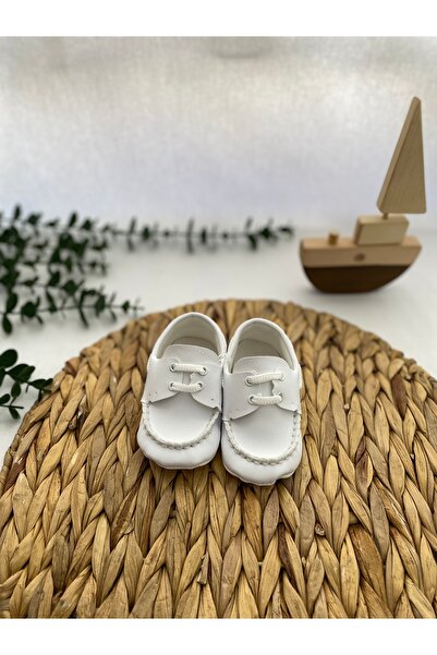 Bebiccino VİNTAGE DERİ GÖRÜNÜMLÜ BAĞCIKLI KLASİK ERKEK BEBEK YUMUŞAK TABAN AY...
