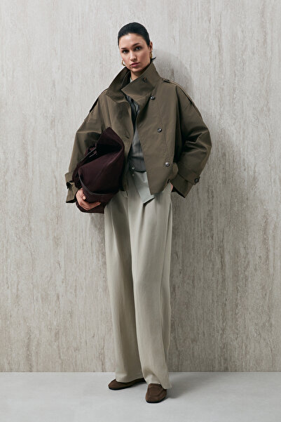 Lufian Γυναικείο παντελόνι Kate σε μπεζ χρώμα