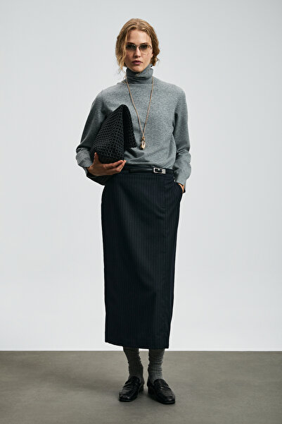 Lufian Γυναικεία φούστα Emily Navy Blue