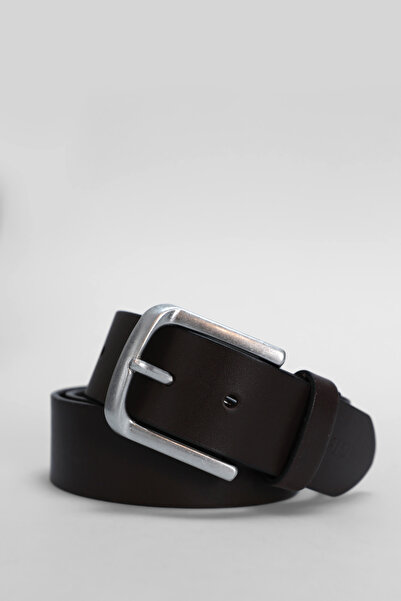 Lufian Καφέ Δερμάτινη Ζώνη - Jack Men