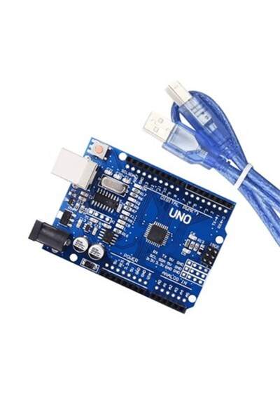 Robocombo Arduino UNO R3 SMD (Klon - CH340 Chip - USB Kablo Hediye)