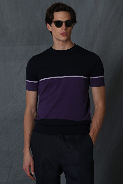 Lufian Random Ανδρικό πουλόβερ Plum