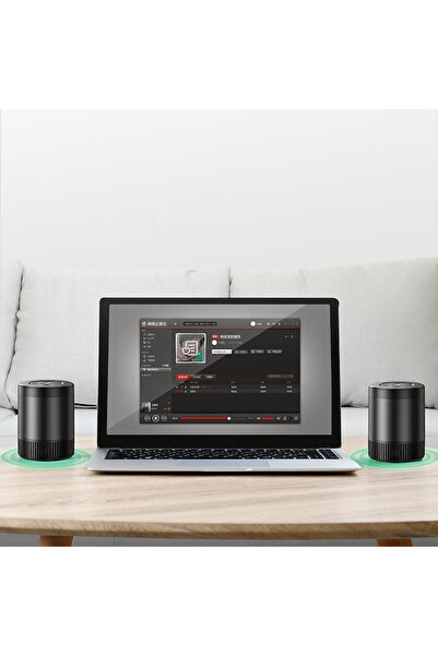 Joyroom Boxă portabilă JR-M09, 5W, Bluetooth 5.0, Bas de 40mm, Microfon, Aliaj, 1200mAh, NEGRU