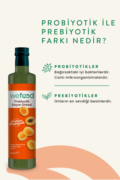 Wefood Probiyotik Kayısı Sirkesi 250 ml