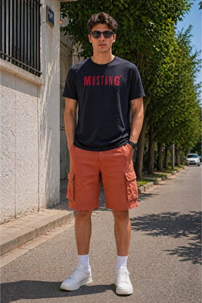 ALEXANDERGARDI Bisiklet Yaka Baskılı T-shirt (E23-TS00)