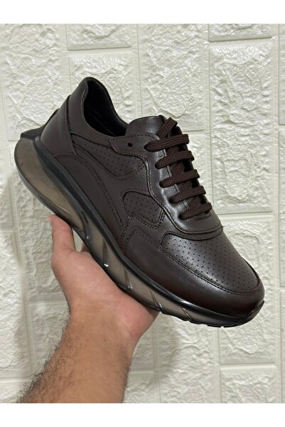 Greyybull Shoes Brown Men's Leather Sneaker Shoes-Sports Shoes