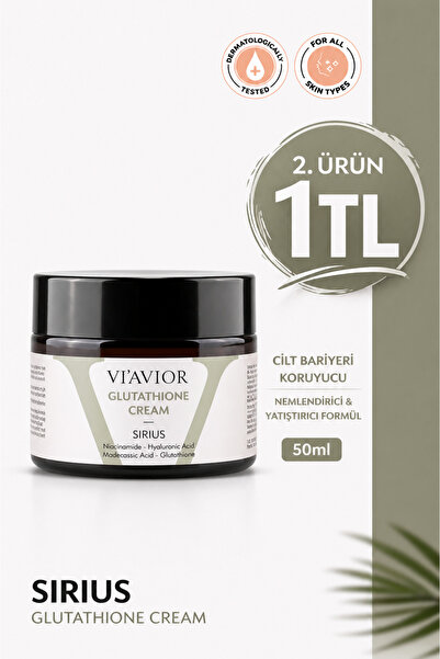 VİAVİOR KOZMETİK Sirius Cilt Tonu Eşitleyici Glutatyon Krem Leke Karşıtı Bari...