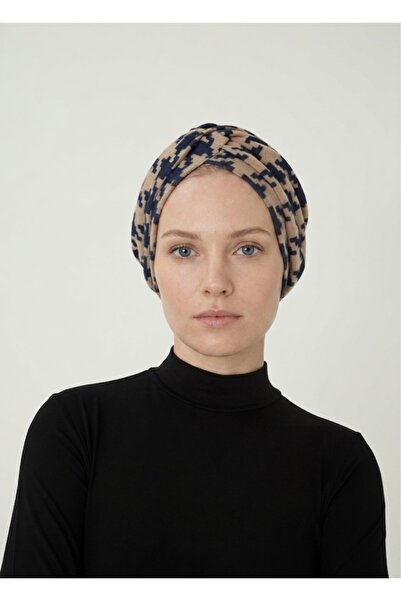 elysianfidan Γυναικείο καπό Hijab Bonnet με επένδυση από μαλλί Angora με μοτί...
