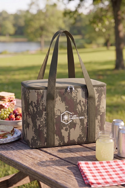 Wallery Bags 36 Litre Isı Yalıtımlı Fermuarlı Klasik Kamp Piknik Termos Sıcak...