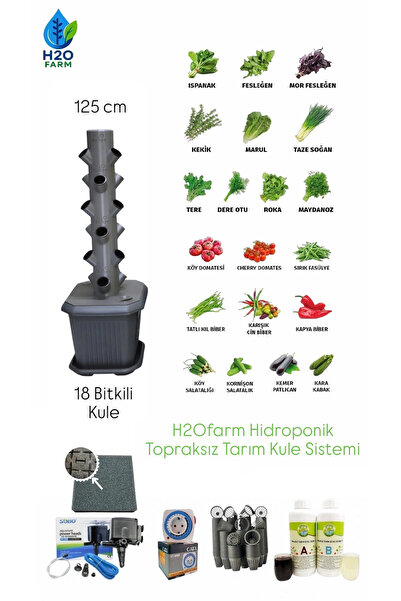 Akıllı Cep Dünyası Teknoloji Mağazası Hidroponik Hobi Tarım Seti - Topraksız ...