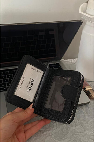 Mazel Design 4201 Unisex RFID Korumalı Fermuarlı, Çok Bölmeli İthal Kartlık C...