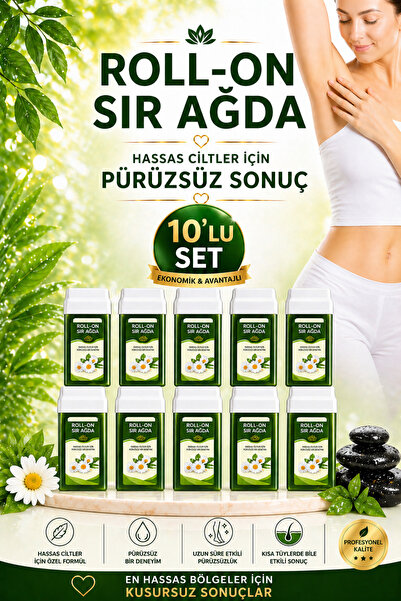 10’luRoll-On Sir Ağda Seti | Uzun Süre Etkili Pürüzsüzlük