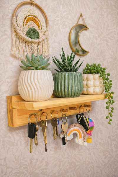 htd wood Anahtar Askılığı