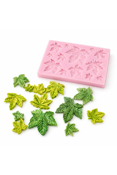 PY10001939 - Silicone Mold Candle Mold - Tiny Sycamore Leaves