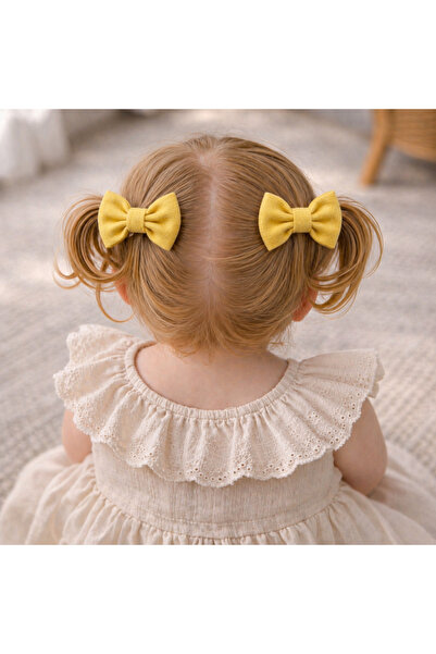 Miniminiksdesing Soft Fabric Bow Buckle Set of 2