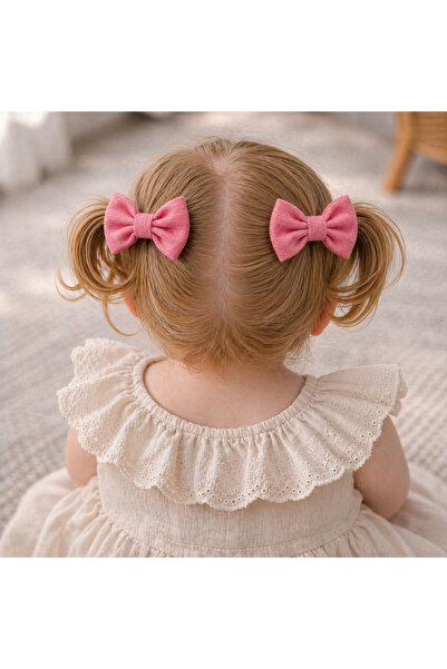 Miniminiksdesing Soft Fabric Bow Buckle Set of 2