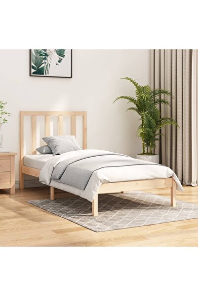 Concept Cadru de pat Single 3FT, 90x190 cm, lemn masiv de pin