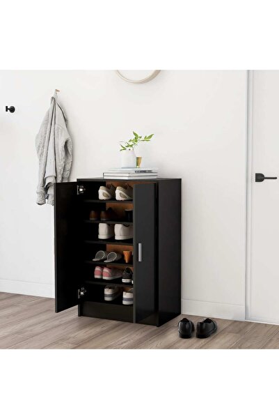Concept Pantofar, negru, 60x35x92 cm, PAL