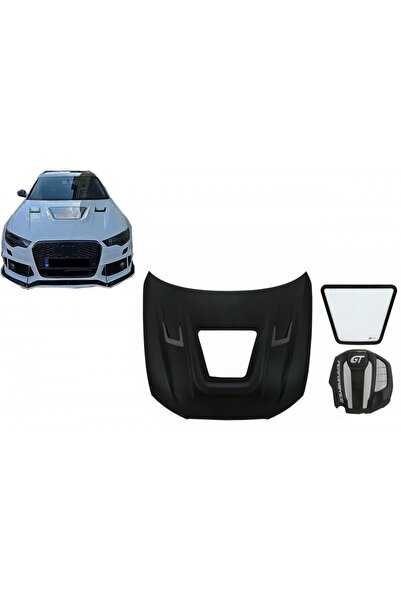tuningset Capotă completă cu capac motor compatibil cu Audi A6 C7 4G 2012-201...