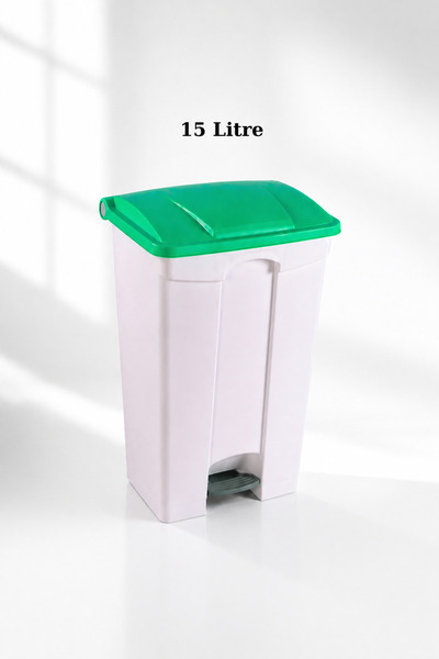 StarLoft Slim Pedallı Çöp Kovası 15 Lt - Iç Ve Dış Mekan Çöp Kutusu- Atık Kutusu