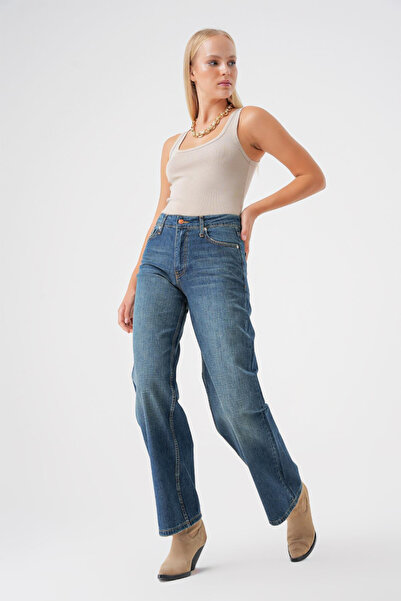 BPF Yuksek Bel Straight Jean