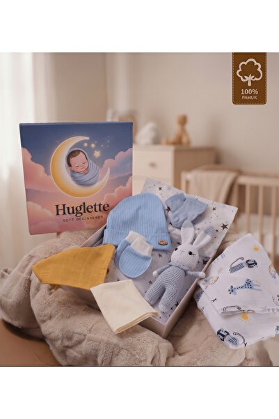 Huglette Yenidoğan Erkek Bebek Hediye Kutusu - Leo