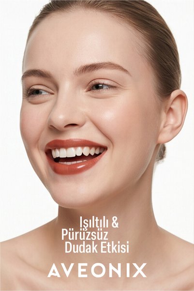 AVEONIX Shine Veil Glossy Lipstick 10 Moisturizing Smooth Plump Lip Effect Lipstick