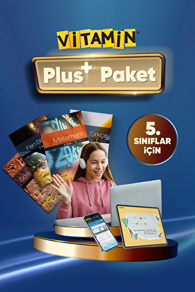5. Sınıf Plus Kitap ve Dijital Eğitim Seti MEB Uyumlu Rehberlik ve Canlı Ders Destekli Eksik Tamamlama