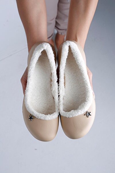 Beyond Γυναικείες μπαλαρίνες σπιτιού σε μπεζ - Faylon Surface, Furry Star Det...