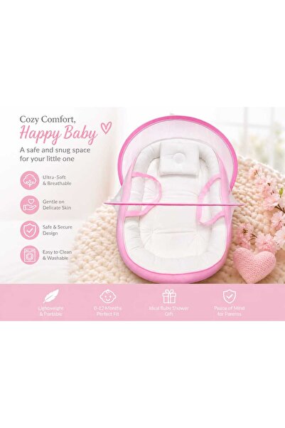 CUTEBABYLOVE MOSQUITO PROTECTION BED BABY NEST