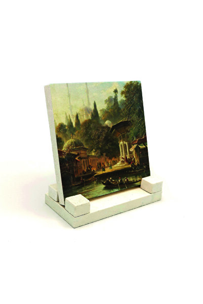 Sadrazam Ντέιβιντ Ρόμπερτς – Επιτραπέζια Βάση από Πέτρα με Εκτύπωση Καμίας Σο...