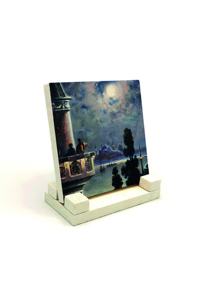 Sadrazam Ώρα για το Εζάν στην Κωνσταντινούπολη Επιτραπέζια βάση από πέτρα με ...