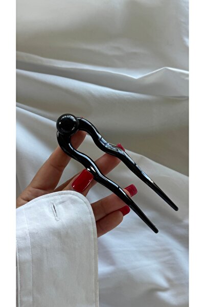 YOYYO Βίντατζ Ρετρό Κομψό Κλιπ Μαλλιών σε Χρώμα Καφέ με Πέρλες - Μοντέρνο Κλι...