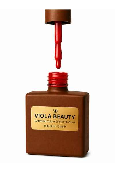 VB VIOLA BEAUTY SO RED KALICI OJE SERİSİ -13ML ( Protez Tırnak Kalıcı Oje Ser...