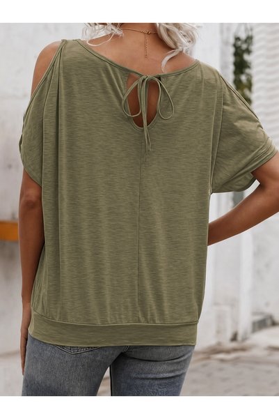 StilVibe Women's Off-Shoulder Casual Blouse