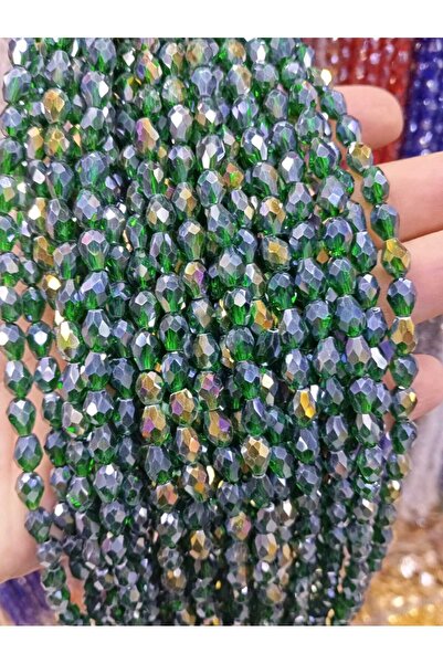 Ralp Moda 6*8 mm drop glass beads suitable for jewelry and bag making - 3 str...