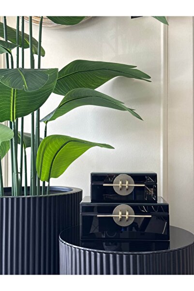 HERA DEKOR Imported 2-Piece Glass Box with Arma Detail