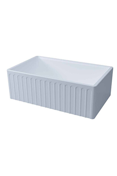 Amerikan Lavabo Eviye 46x76 cm Beyaz