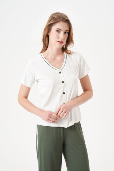 Beruflic PJS 29022 طقم بيجامة نسائي بأزرار