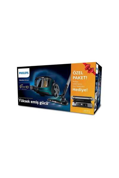Philips XB9185/07 Marathon Elektrikli Süpürge HD6301/90 Tost Makinesi Hediyel...