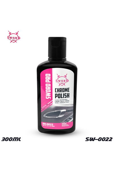 Sword Pro Chrome Polish SW-0022 300ml Metal Cleaner for Chrome Brass Copper S...