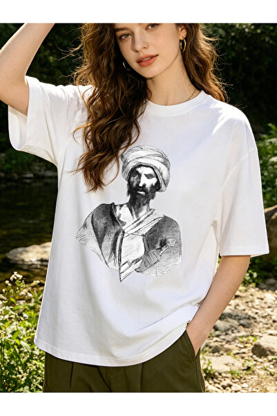bolivia's Women's WhiteUnisex Men/Women Custom Printed Oversize Cotton Crew N...
