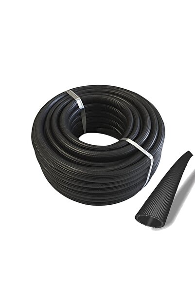 meriva M173 Thermo Kauçuk Bezli Bahçe su Hortumu 25metre siyah 2yıl Garanti