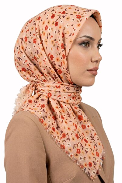 hadiora وشاح نسائي مزين بالزهور 6502